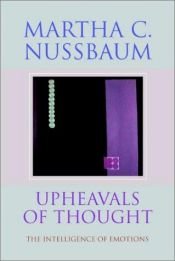 book cover of Upheavals of thought by Martha Nussbaum