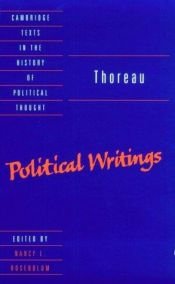 book cover of Political writings by Henry David Thoreau