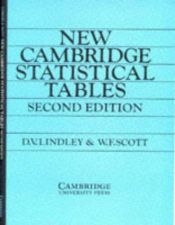 book cover of New Cambridge Statistical Tables by Dennis V. Lindley