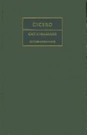 book cover of Cicero: Catilinarians (Cambridge Greek and Latin Classics) by Cicero