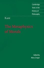 book cover of The Metaphysics of Morals by อิมมานูเอิล คานท์