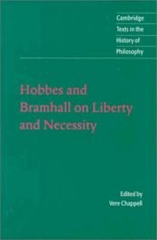 book cover of Hobbes and Bramhall : on liberty and necessity by Thomas Hobbes