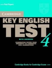 book cover of Cambridge Key English Test 4 Self Study Pack (KET Practice Tests) by Cambridge ESOL