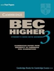 book cover of Cambridge BEC Higher 3 Self Study Pack (BEC Practice Tests) by Cambridge ESOL