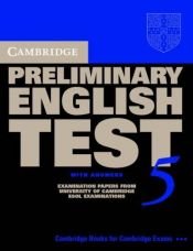 book cover of Cambridge Preliminary English Test 5 Self-study Pack (Cambridge Books for Cambridge Exams) by Cambridge ESOL