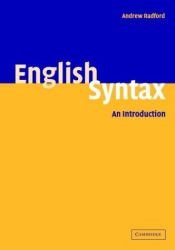 book cover of English syntax : an introduction by Andrew Radford