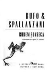 book cover of Bufo & Spallanzani by Rubem Fonseca