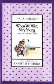book cover of När vi var mycket små (When We Were Very Young) by A.A. Milne