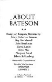 book cover of About Bateson by John Brockman