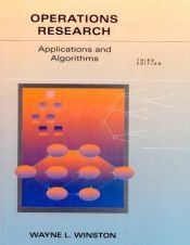 book cover of Operations research by Wayne L. Winston