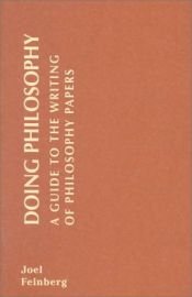 book cover of Doing Philosophy by Joel Feinberg
