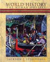 book cover of World History: The Human Odyssey, Student Text: Student Text by Jackson J. Spielvogel