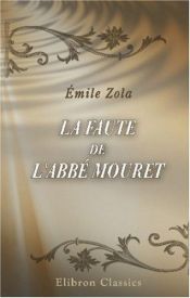 book cover of Hřích abbého Moureta by Emile Zola