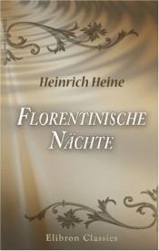book cover of Florentinische Nächte by Heinrich Heine