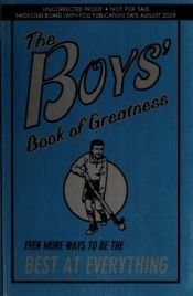 book cover of The Boys Book of Greatness by Martin Oliver