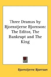 book cover of Three dramas by Bjørnstjerne Bjørnson