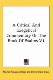 book cover of Psalms: v. 1 (International Critical Commentary) by Charles A Briggs