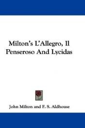 book cover of Milton's L'allegro, Il penseroso, Comus, and Lycidas by John Milton