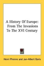 book cover of Geschiedenis van Europa by Henri Pirenne