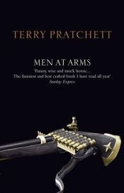 book cover of Men at Arms by Terry Pratchett