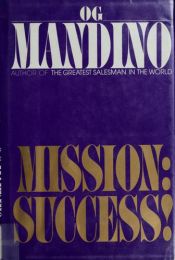 book cover of Mission:Success by Og Mandino