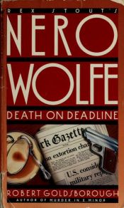 book cover of Death on Deadline by Robert Goldsborough