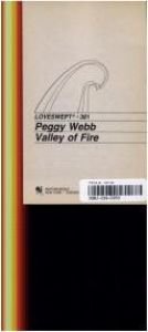 book cover of VALLEY OF FIRE (Loveswept, No 381) by Peggy Webb