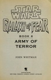 book cover of Galaxy of Fear Vol. 6: Army of Terror by John Whitman