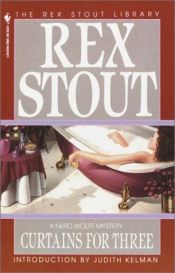 book cover of Teppefall for tre by Rex Stout
