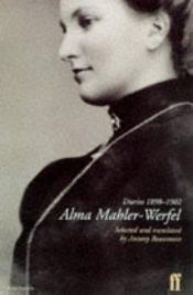 book cover of Alma Mahler-Werfel: Diaries, 1898-1902 by Alma Mahler Gropius Werfel