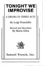 book cover of Questa sera si recita a soggetto by Луиђи Пирандело