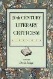 book cover of 20th Century Literary Criticism by David Lodge