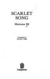 book cover of Scarlet song by Mariama Bâ