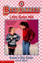 book cover of Karen's Big Sister (Baby-Sitters Little Sister) by Ann M. Martin