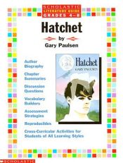 book cover of Literature Guide: Hatchet (Grades 4-8) by Gary Paulsen