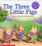 book cover of The three little pigs by David M. McPhail