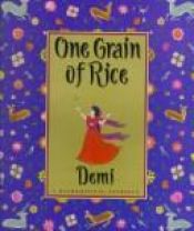 book cover of One grain of rice by Demi