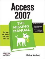 book cover of Access 2007 by Matthew MacDonald
