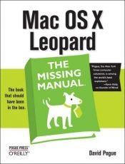 book cover of Mac OS X Leopard by David Pogue