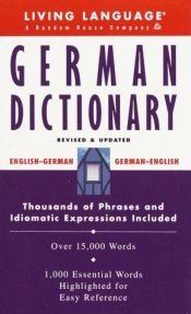 book cover of Basic German Dictionary by Living Language