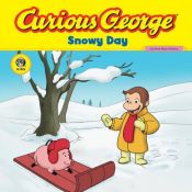 book cover of Curious George snowy day by H. A. Rey