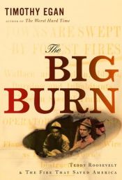 book cover of The Big Burn: Teddy Roosevelt and the Fire that Saved America by Timothy Egan