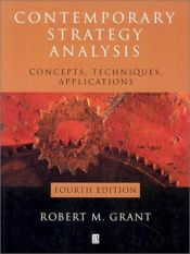 book cover of Contemporary Strategy Analysis by Robert M. Grant
