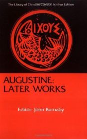 book cover of Later works by St. Augustine