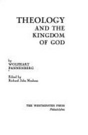 book cover of Theology and the Kingdom of God by Wolfhart Pannenberg