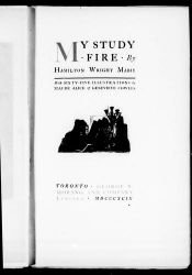 book cover of My Study Fire by HAMILTON WRIGHT MABIE