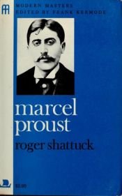 book cover of Marcel Proust by Roger Shattuck