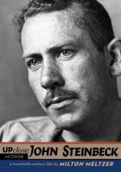 book cover of Up Close: John Steinbeck by Milton Meltzer