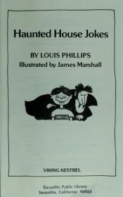 book cover of Haunted house jokes by Louis Phillips