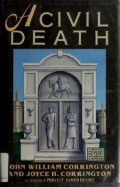 book cover of A Civil Death by John William Corrington